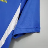 2002 Retro Brazil Away Football Shirt