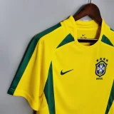 2002 Retro Brazil Home Football Shirt