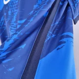 2022 Brazil Classic Blue Football Shirt