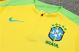 2024/2025 Player Edition Brazil Prematch Yellow Football Jersey
