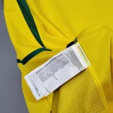 2002 Retro Brazil Home Football Shirt