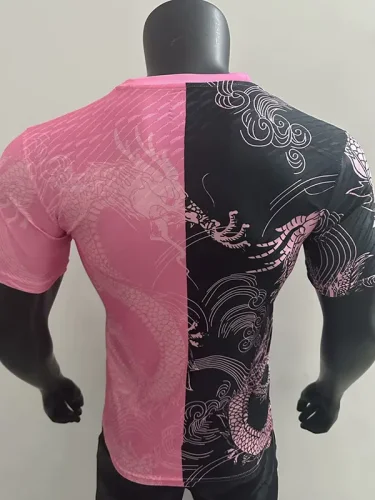 25/26 RMA Black Pink Dragon Player Version Training Shirts