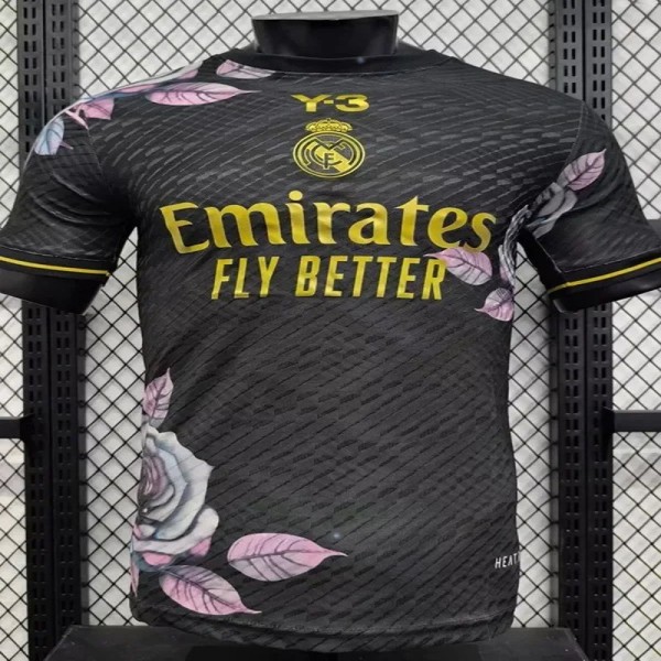 25/26 RMA(Y-3) Special Edition Black Player Version Soccer Jersey