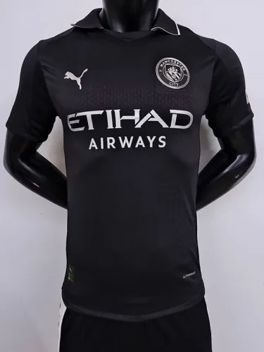 25/26 Man City Special Edition Black Player Version Soccer Jersey