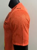 25/26 Man City Goalkeeper Orange Player Version Soccer Jersey