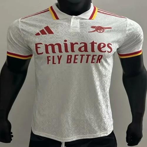 25/26 ARS Letter Pattern White Edition Player Version Soccer Jersey