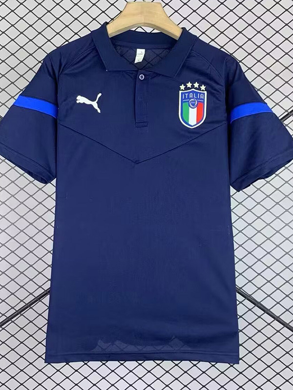 2024 Italy Blue Polo Shirt