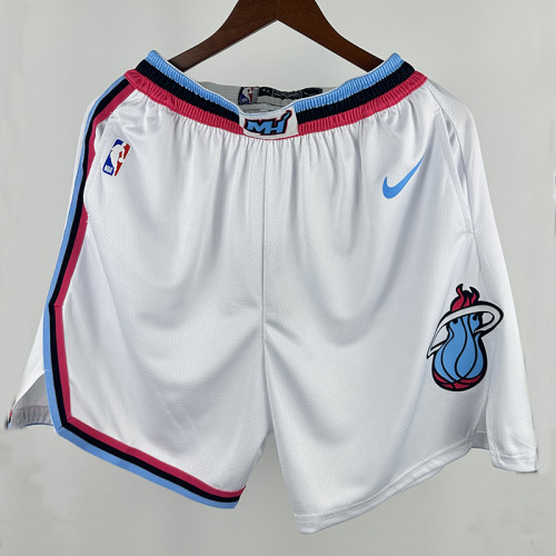 Heat White  Top Quality NBA Pants