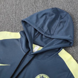 24/25 Club America Grey Hooded  Tracksuit