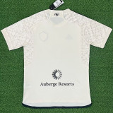 23/24 Roma Away Fans Soccer Jersey (Print RI..SE.+Au..Res.. )(胸前圆圈/背下广告)