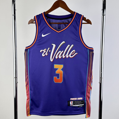 23/24 SUNS BEAL #3 Purple City Edition Top Quality Hot Pressing NBA Jersey
