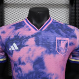24/25 Japan Blue &Pink Sea Wave Special Edition  Player Version Soccer Jersey