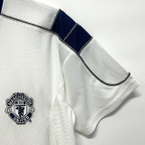 1999/2000 Man Utd White Away Retro Soccer Jersey