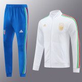 24/25 Italy White Jacket Tracksuit #01(白衫*蓝裤）