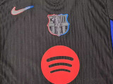 24/25 BAR  Away  Kids  Player Version  Soccer Jersey(大胸花）