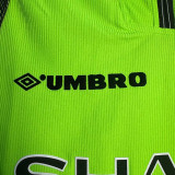 1998/1999 Man Utd Green Goalkeeper Long sleeve Retro Soccer Jersey（长袖）