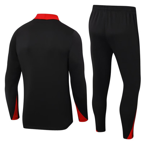 24/25 PSG Black Jacket Tracksuit
