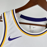 22/23 LAKERS BROWNIES # 9 White Top Quality Hot Pressing NBA Jersey(圆领)