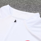 24/25  Bayern White  Player version Half Pull Tracksuit  (球员版、半拉链)