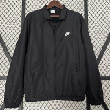 2024 New NK Black Windbreaker(后背带彩字、彩标）