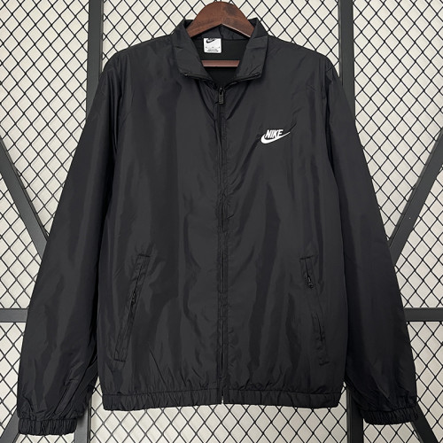 2024 New NK Black Windbreaker(后背带彩字、彩标）