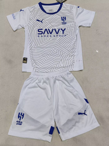 24/25 Al-Hilal Away Kids Soccer Jersey