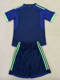 24/25 Ajax Blue  Concept Edition Kids Soccer Jersey