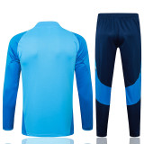 25/26 Flamengo Sky Blue Half Pull Tracksuit  (半拉链)
