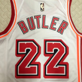 22/23 Heat BUTLER #22 White Top Quality Hot Pressing NBA Jersey (Retro Logo)