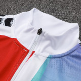 24/25  ARS Red & Blue Jigsaw puzzle Kids Jacket Tracksuit # E965童装