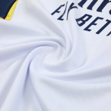 24/25 RMA White Player Version Half Pull Tracksuit  (球员版白、半拉链)