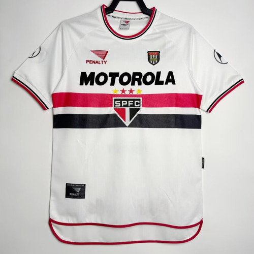 2000 Sao Paulo Home Retro Soccer Jersey（圆领）