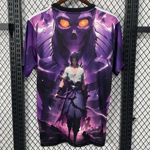25/26 Japan NARUTO Purple Fans  Soccer Jersey火影忍者紫4