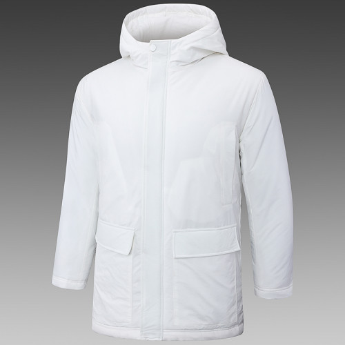 24/25 G262 White Hooded Cotton Coat 白色