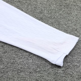 24/25  PSG White  Half Pull Tracksuit  (半拉链)