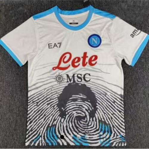 21/22 Noples Maillot de football blanc edition commemorative Fans Soccer Jersey