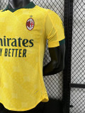 25/26 ACM Special Edition Yellow Player Version Soccer Jersey