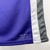 23/24 Kings DeROZAN #10 Away Purple Top Quality Hot Pressing NBA Jersey