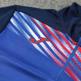 24/25 JO Blue Half Zipper Sportswear # 810蓝彩(半拉链)