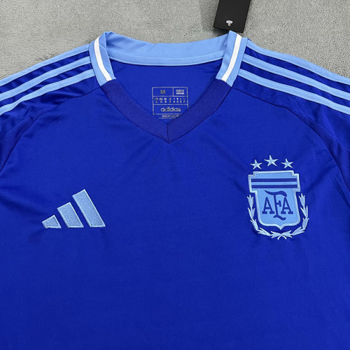 24/25 Argentina Away  Fans Soccer Jersey（V领）