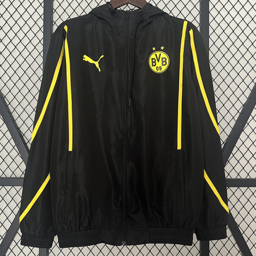 24/25 Dortmund Black Windbreaker