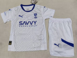 24/25 Al-Hilal Away Kids Soccer Jersey