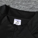 24/25 RMA Black  Kids  Half Pull Tracksuit  (童装、半拉链)