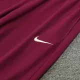 24/25  PSG Sky Blue Player version Half Pull Tracksuit  (球员版、半拉链)