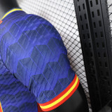 2024 Spain Red &Blue Special Edition  Player Version Soccer Jersey