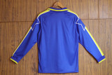 1996/1997 JUV Away Blue Retro Long Sleeve Soccer Jersey (长袖)