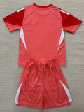 25/26  Inter Miami Orange  Goalkeeper Kids Soccer Jersey