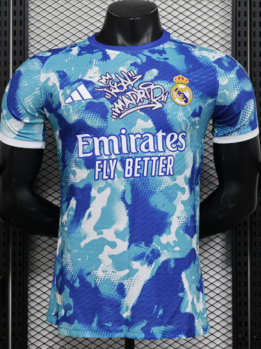 24/25 RMA Blue Ocean Edition Player Version Soccer Jersey
