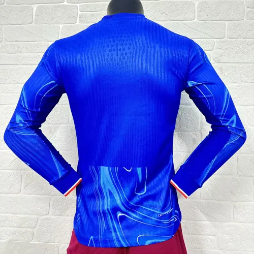 24 /25 CHE Home Long Sleeve Player Version  Soccer Jersey