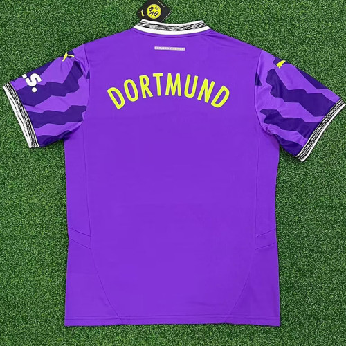 25/26 Dortmund  Goalkeeper Purple Fans Soccer Jersey